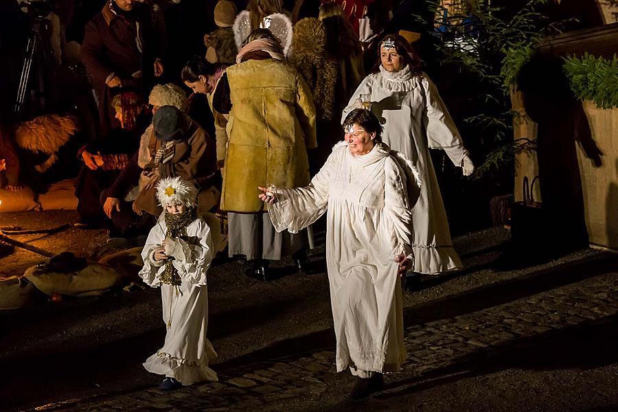 Live Nativity Scene, 23.12.2018, Advent and Christmas in Český Krumlov