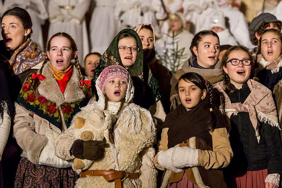 Lebende Krippe, 23.12.2018, Advent und Weihnachten in Český Krumlov