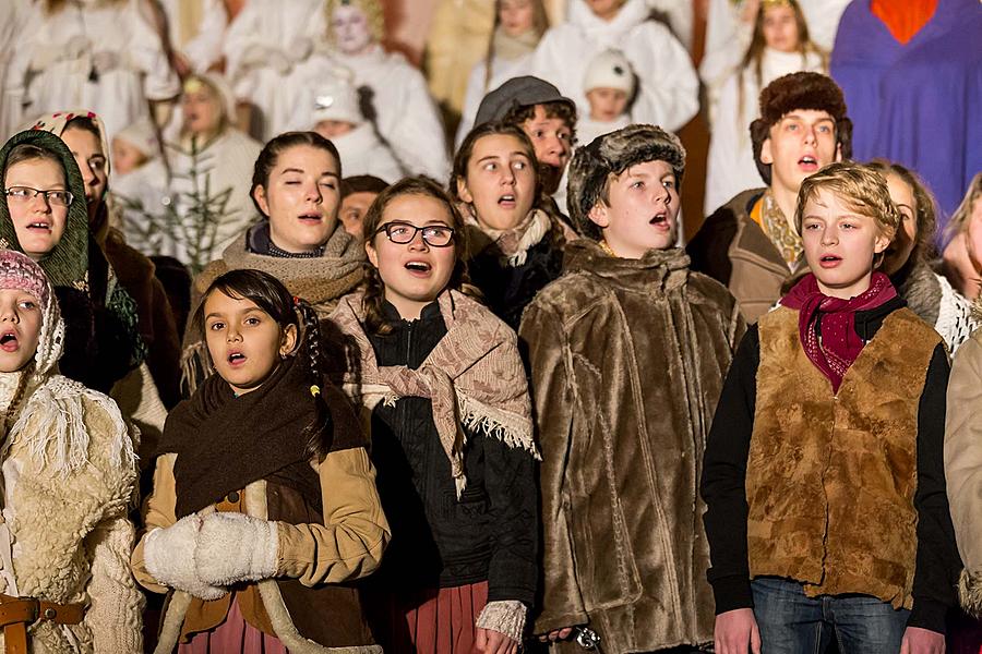 Live Nativity Scene, 23.12.2018, Advent and Christmas in Český Krumlov