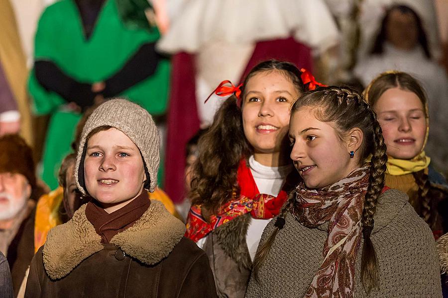 Live Nativity Scene, 23.12.2018, Advent and Christmas in Český Krumlov