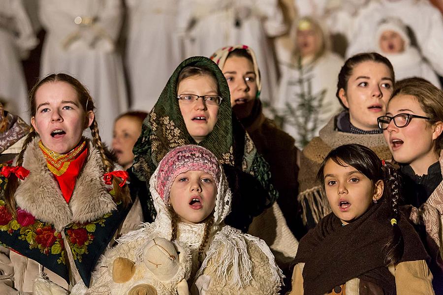 Lebende Krippe, 23.12.2018, Advent und Weihnachten in Český Krumlov