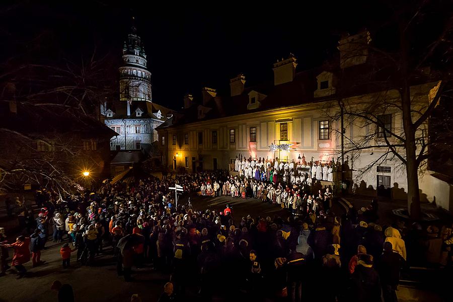 Lebende Krippe, 23.12.2018, Advent und Weihnachten in Český Krumlov