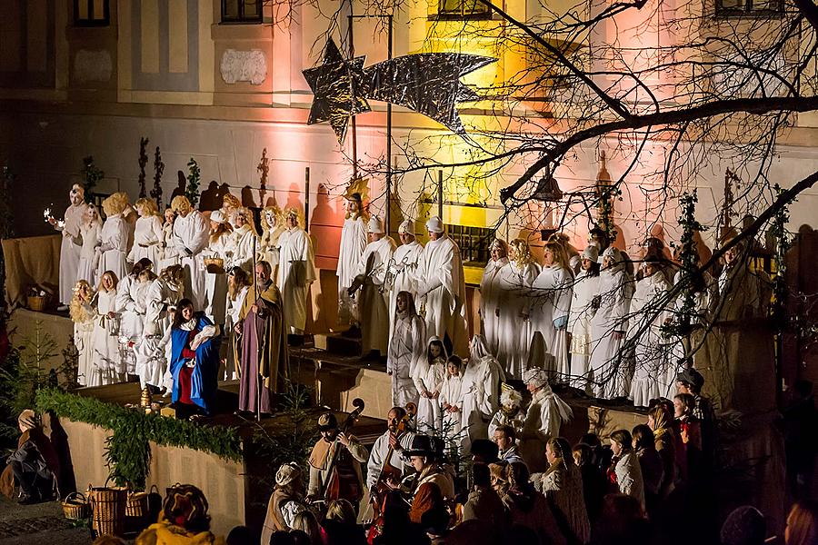 Live Nativity Scene, 23.12.2018, Advent and Christmas in Český Krumlov