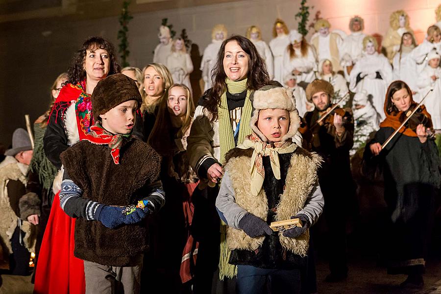 Live Nativity Scene, 23.12.2018, Advent and Christmas in Český Krumlov