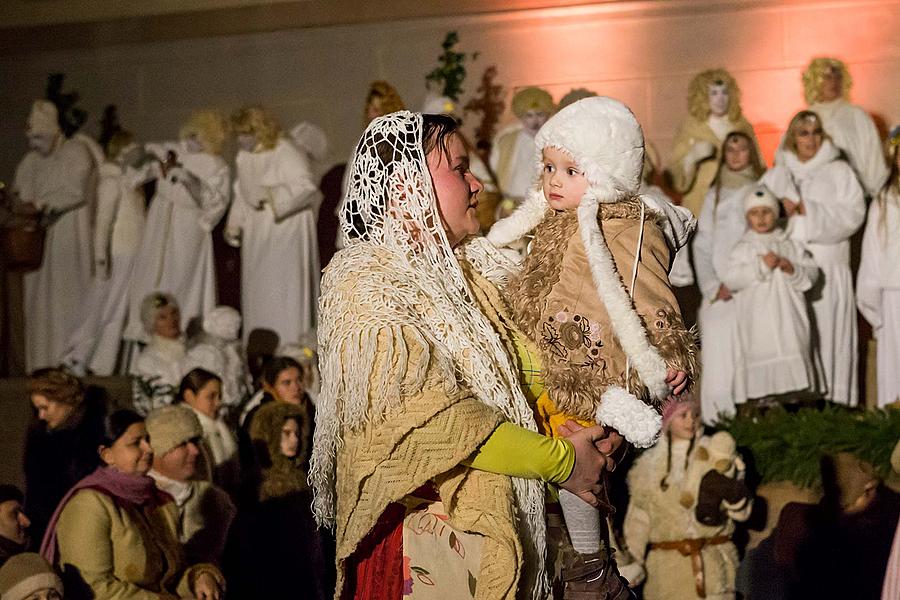 Live Nativity Scene, 23.12.2018, Advent and Christmas in Český Krumlov