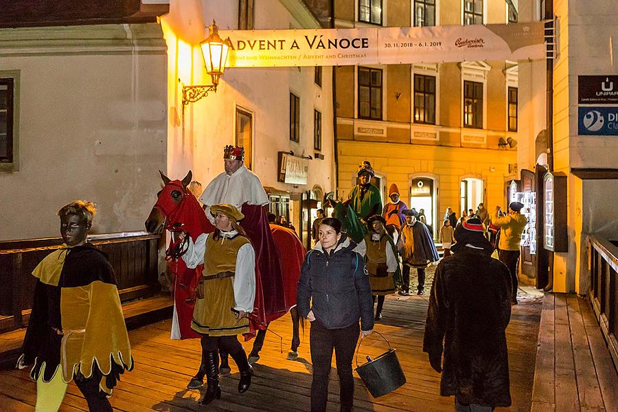 Live Nativity Scene, 23.12.2018, Advent and Christmas in Český Krumlov