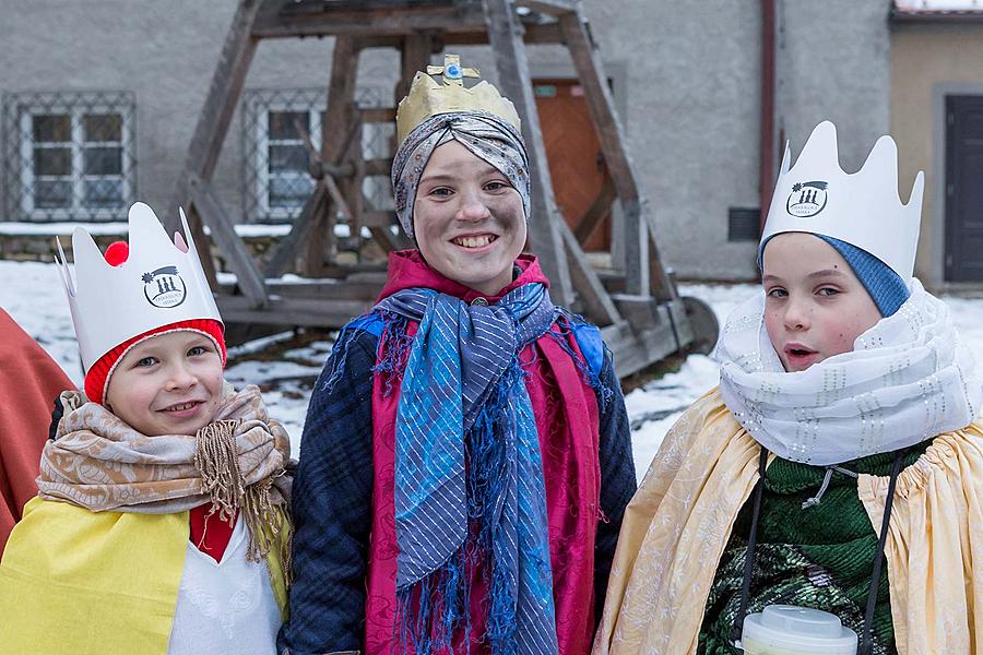 Three Kings, 6.1.2019, Advent and Christmas in Český Krumlov