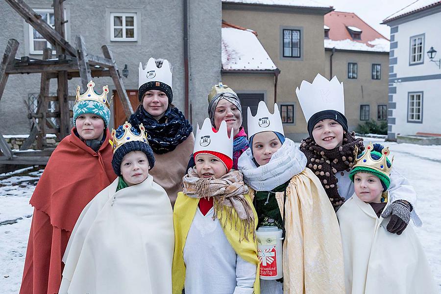 Three Kings, 6.1.2019, Advent and Christmas in Český Krumlov