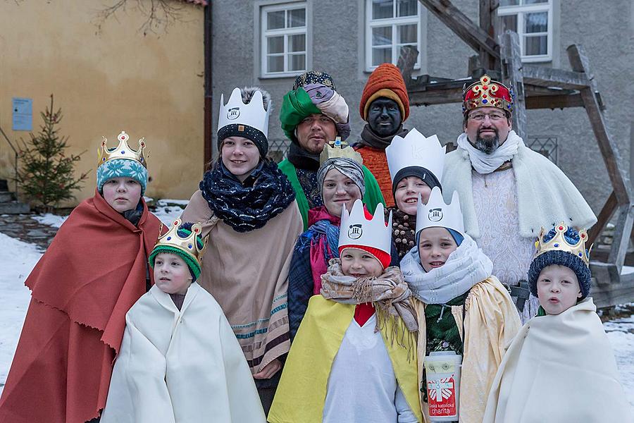 Drei Könige, 6.1.2019, Advent und Weihnachten in Český Krumlov