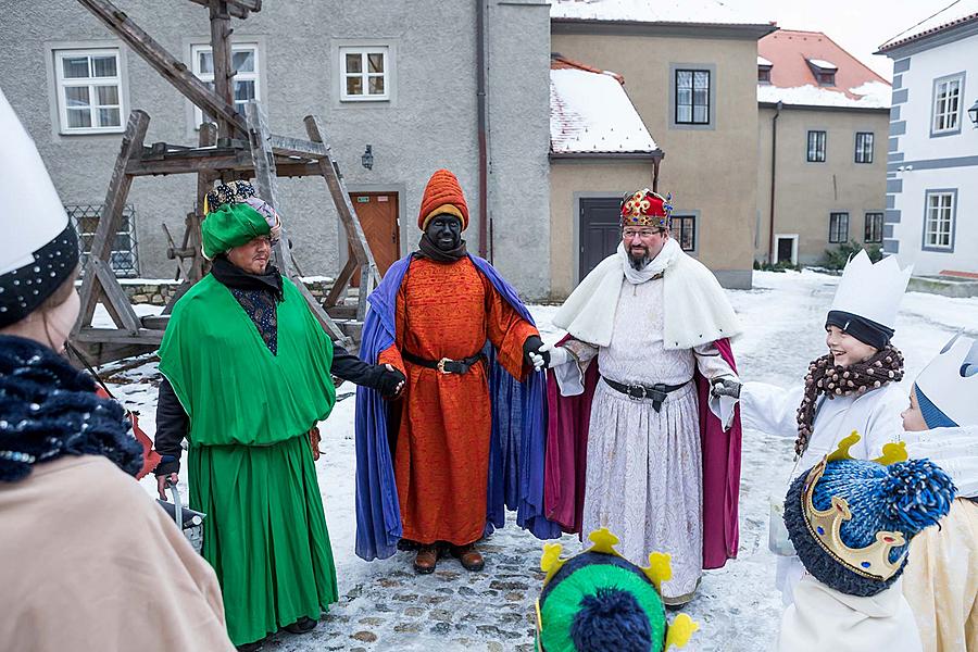 Three Kings, 6.1.2019, Advent and Christmas in Český Krumlov