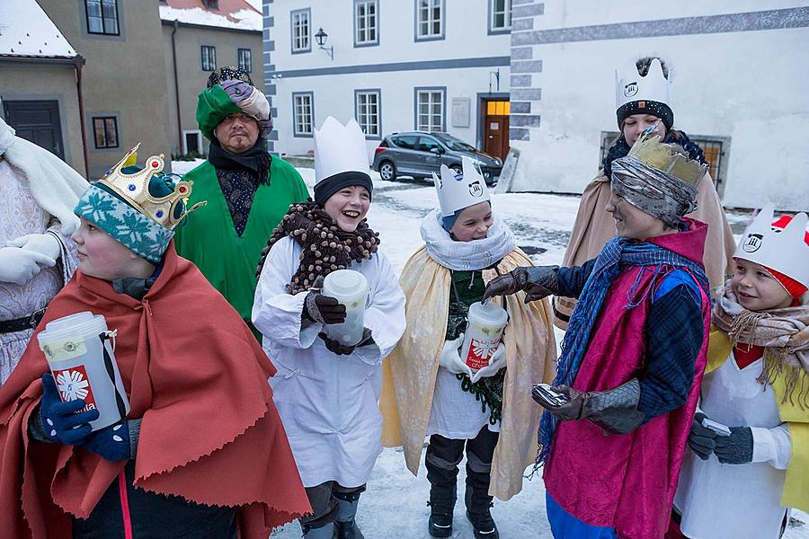 Three Kings, 6.1.2019, Advent and Christmas in Český Krumlov