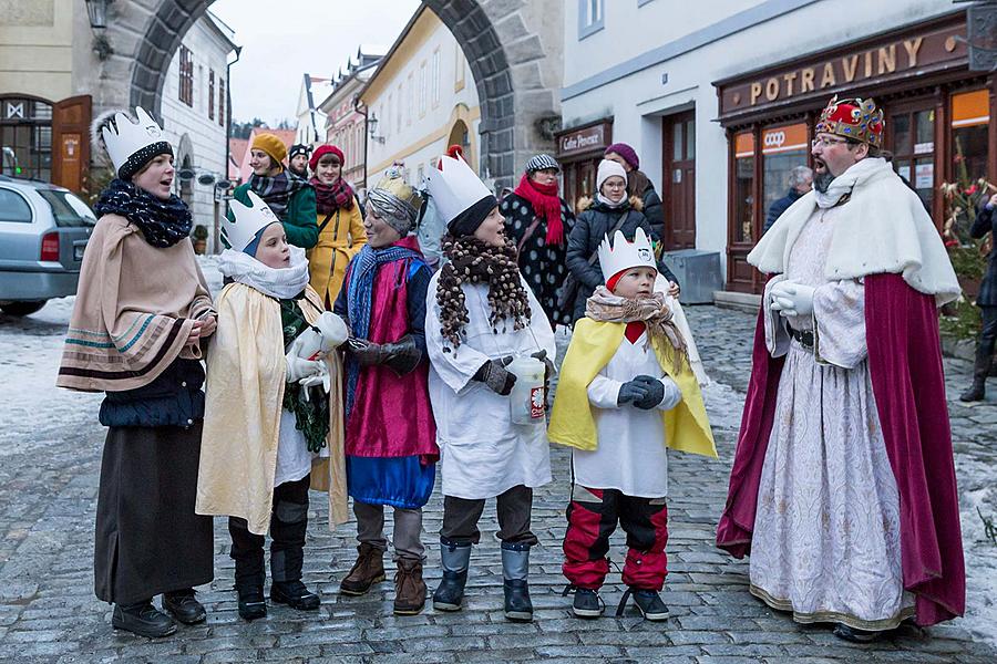 Tři králové, 6.1.2019, Advent a Vánoce v Českém Krumlově