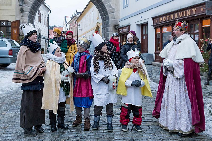 Three Kings, 6.1.2019, Advent and Christmas in Český Krumlov