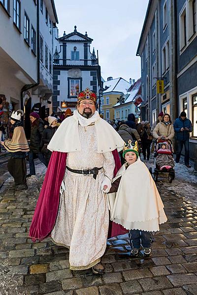 Tři králové, 6.1.2019, Advent a Vánoce v Českém Krumlově