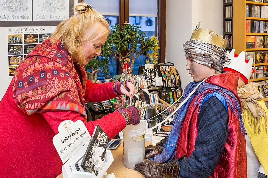 Three Kings, 6.1.2019, Advent and Christmas in Český Krumlov