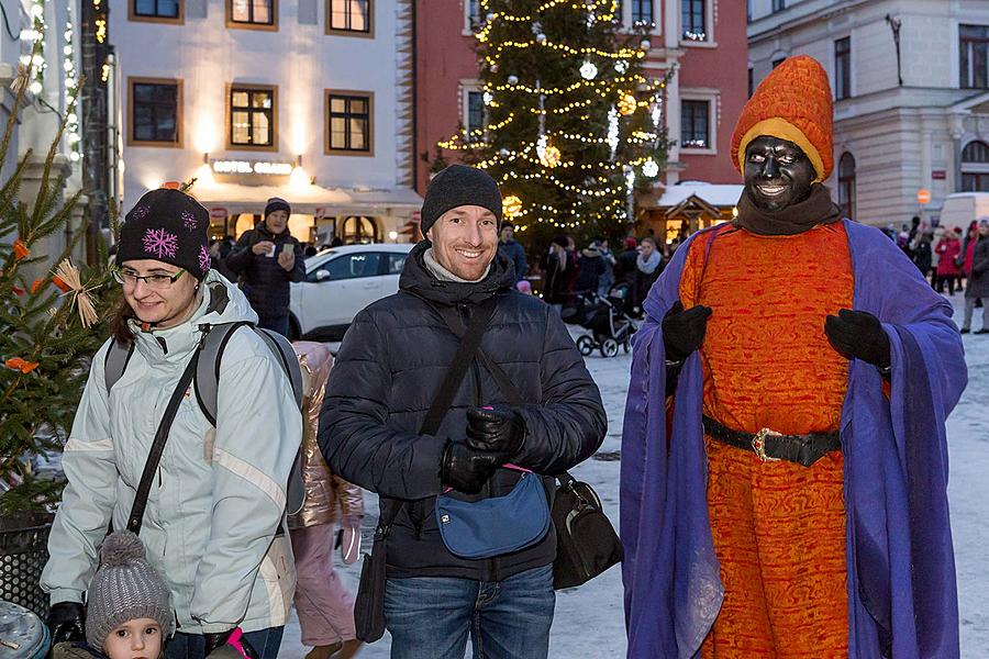 Three Kings, 6.1.2019, Advent and Christmas in Český Krumlov