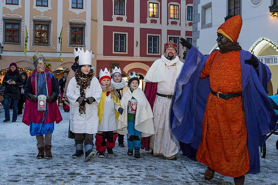 Three Kings, 6.1.2019, Advent and Christmas in Český Krumlov