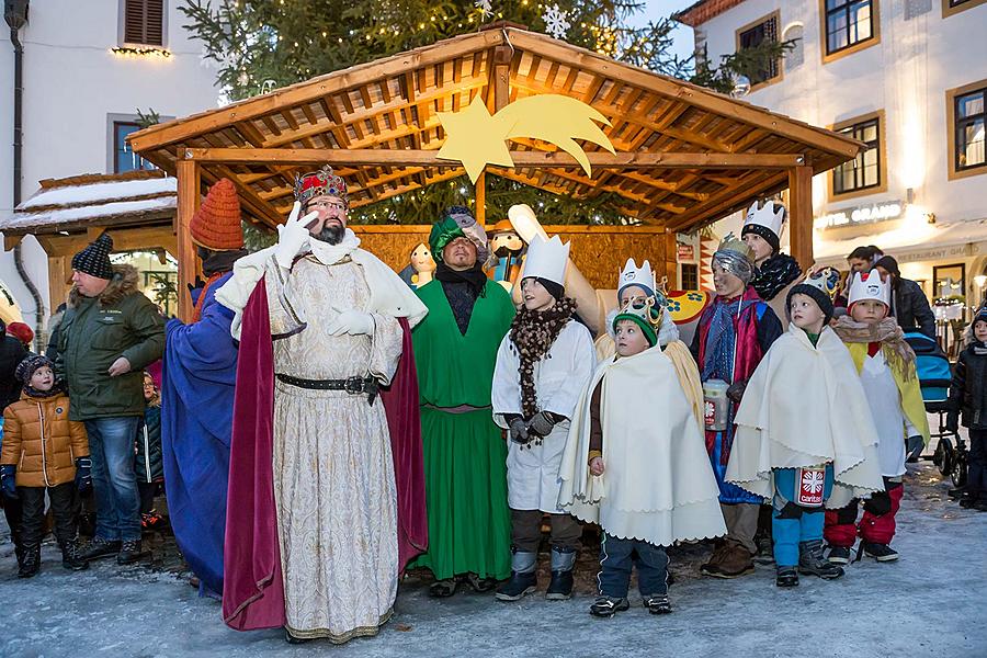 Drei Könige, 6.1.2019, Advent und Weihnachten in Český Krumlov