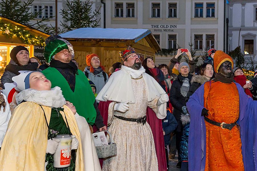 Three Kings, 6.1.2019, Advent and Christmas in Český Krumlov