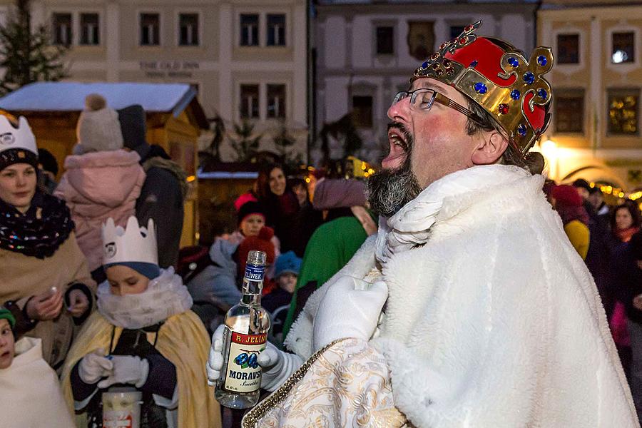 Three Kings, 6.1.2019, Advent and Christmas in Český Krumlov