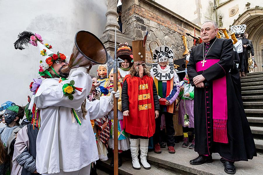 Masopustní průvod v Českém Krumlově, 5. března 2019