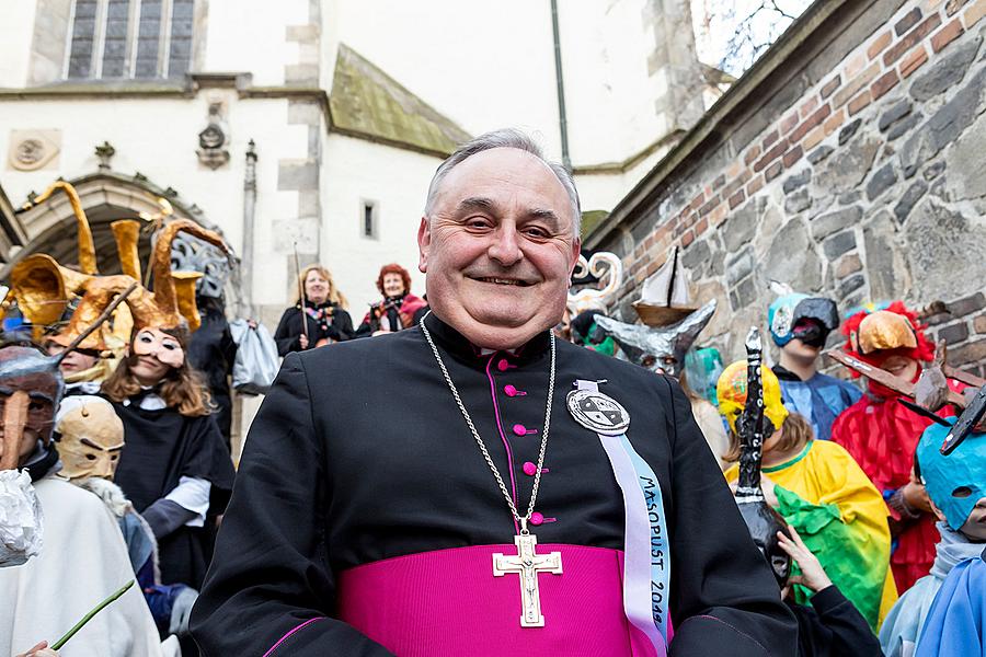 Carnival parade in Český Krumlov, 5th March 2019