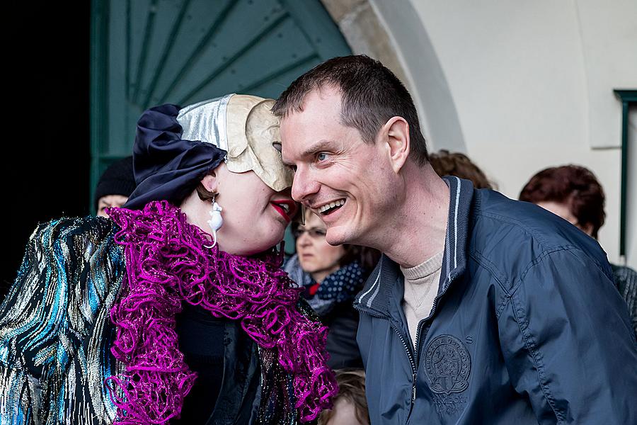 Carnival parade in Český Krumlov, 5th March 2019