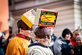 Carnival parade in Český Krumlov, 5th March 2019, photo by: Lubor Mrázek