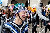 Carnival parade in Český Krumlov, 5th March 2019, photo by: Lubor Mrázek