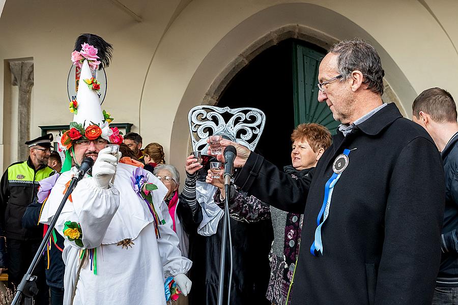 Carnival parade in Český Krumlov, 5th March 2019