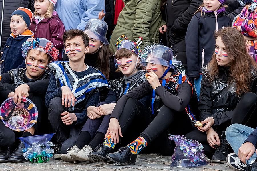 Carnival parade in Český Krumlov, 5th March 2019