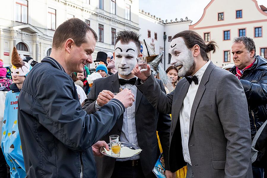 Carnival parade in Český Krumlov, 5th March 2019