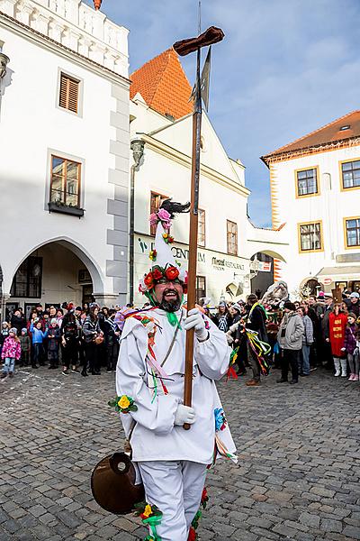 Carnival parade in Český Krumlov, 5th March 2019