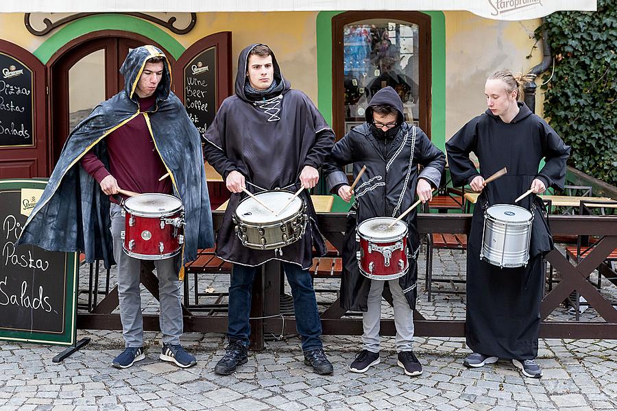 Carnival parade in Český Krumlov, 5th March 2019