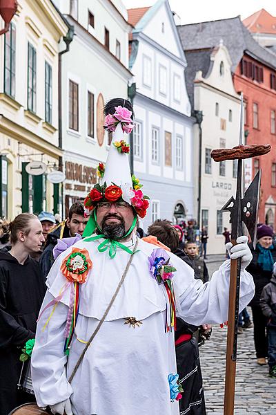 Carnival parade in Český Krumlov, 5th March 2019