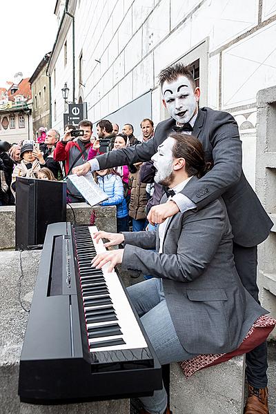 Carnival parade in Český Krumlov, 5th March 2019