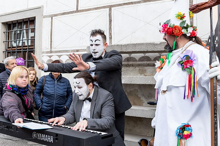 Masopustní průvod v Českém Krumlově, 5. března 2019