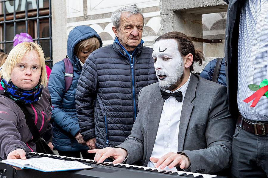 Masopustní průvod v Českém Krumlově, 5. března 2019