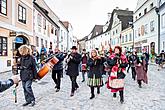 Masopustní průvod v Českém Krumlově, 5. března 2019, foto: Lubor Mrázek