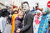 Carnival parade in Český Krumlov, 5th March 2019, photo by: Lubor Mrázek