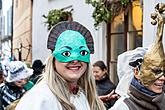 Karnevalsumzug, 5. März 2019, Fasching Český Krumlov, Foto: Lubor Mrázek