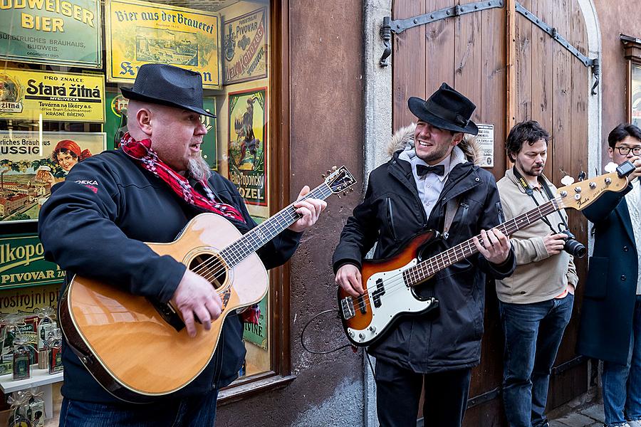 Masopustní průvod v Českém Krumlově, 5. března 2019