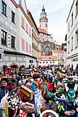 Carnival parade in Český Krumlov, 5th March 2019, photo by: Lubor Mrázek