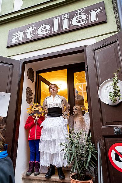 Carnival parade in Český Krumlov, 5th March 2019