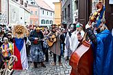 Carnival parade in Český Krumlov, 5th March 2019, photo by: Lubor Mrázek