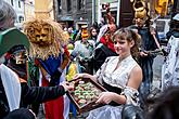 Carnival parade in Český Krumlov, 5th March 2019, photo by: Lubor Mrázek