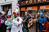 Carnival parade in Český Krumlov, 5th March 2019, photo by: Lubor Mrázek