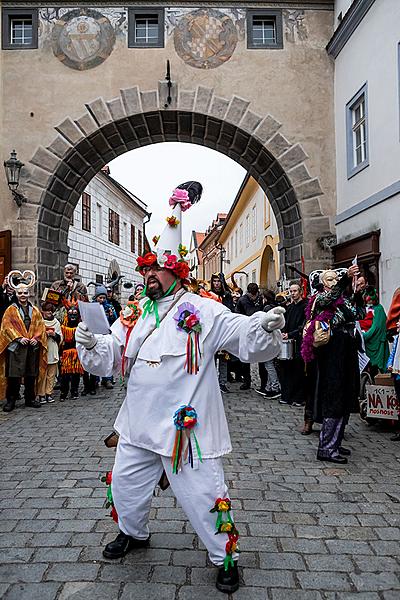 Carnival parade in Český Krumlov, 5th March 2019