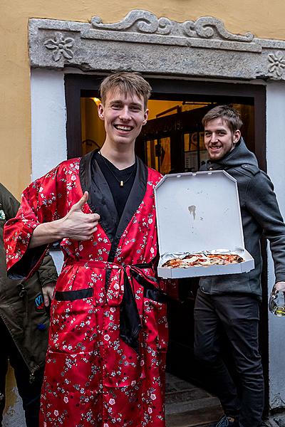 Carnival parade in Český Krumlov, 5th March 2019