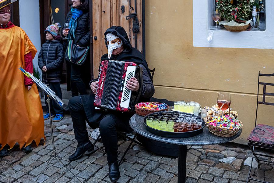 Carnival parade in Český Krumlov, 5th March 2019